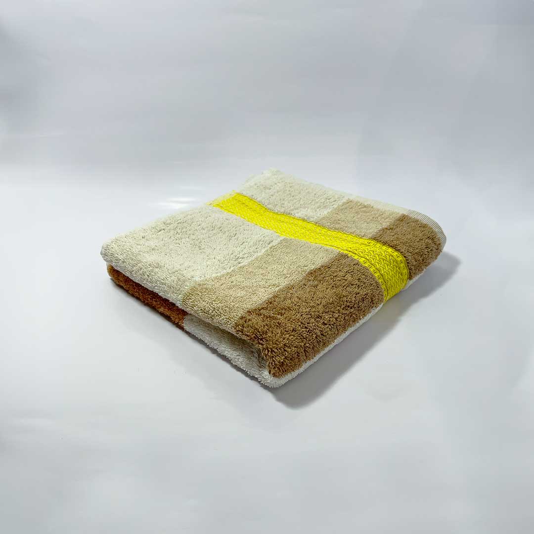 Essential Stripe Brown Hand Towel