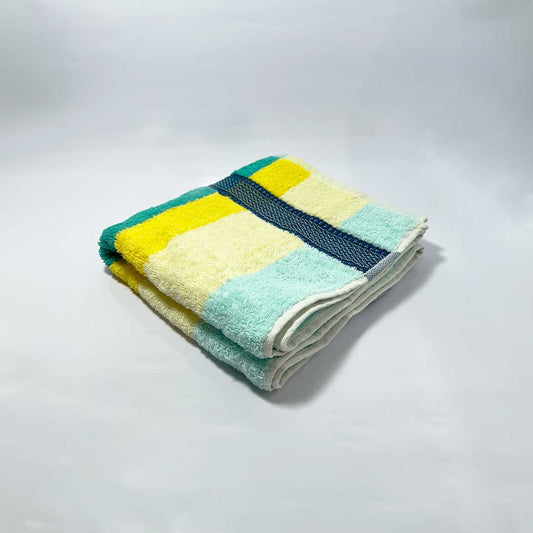 Essential Stripe Green Hand Towel