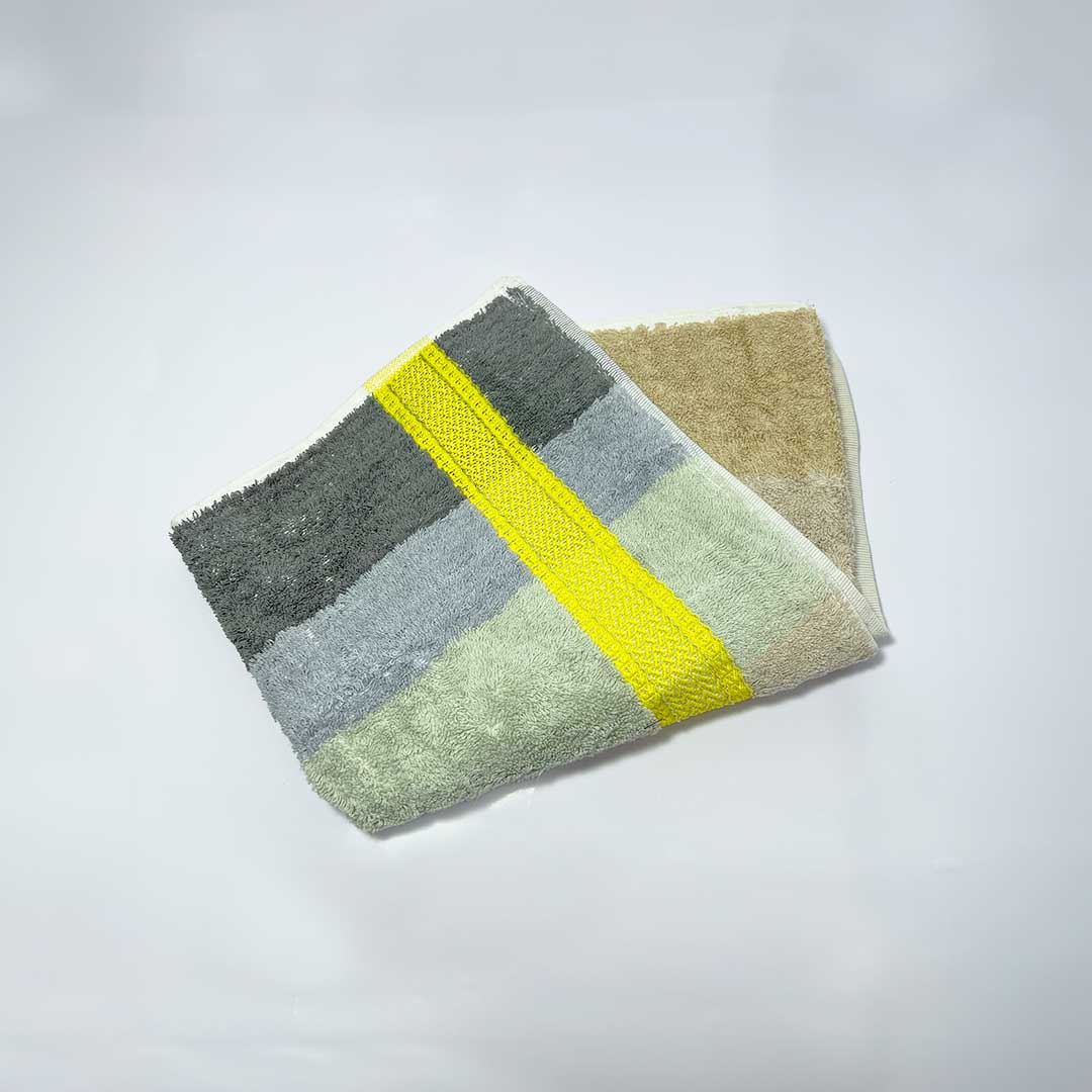 Essential Stripe Grey Hand Towel