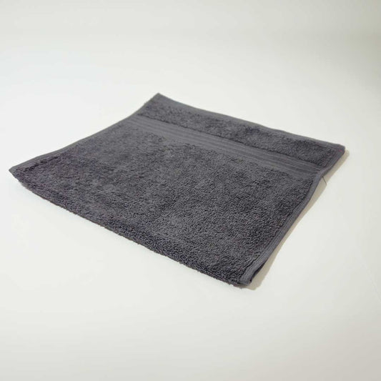 Lux Dark Grey Face Towel