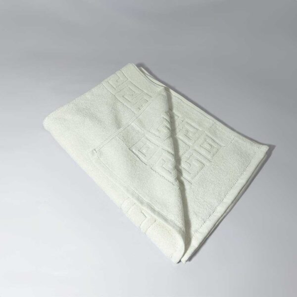 100% Cotton Pearl Bath Mat 02 Pearl Bath mat White